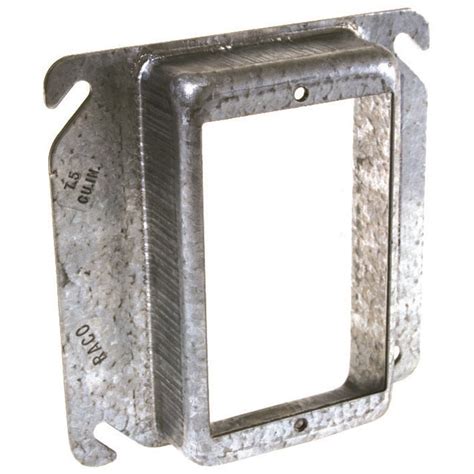 plastic outlet cover on metal box|single gang metal cover plate.